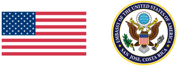 Logo de la Embajada de los Estados Unidos en Costa Rica